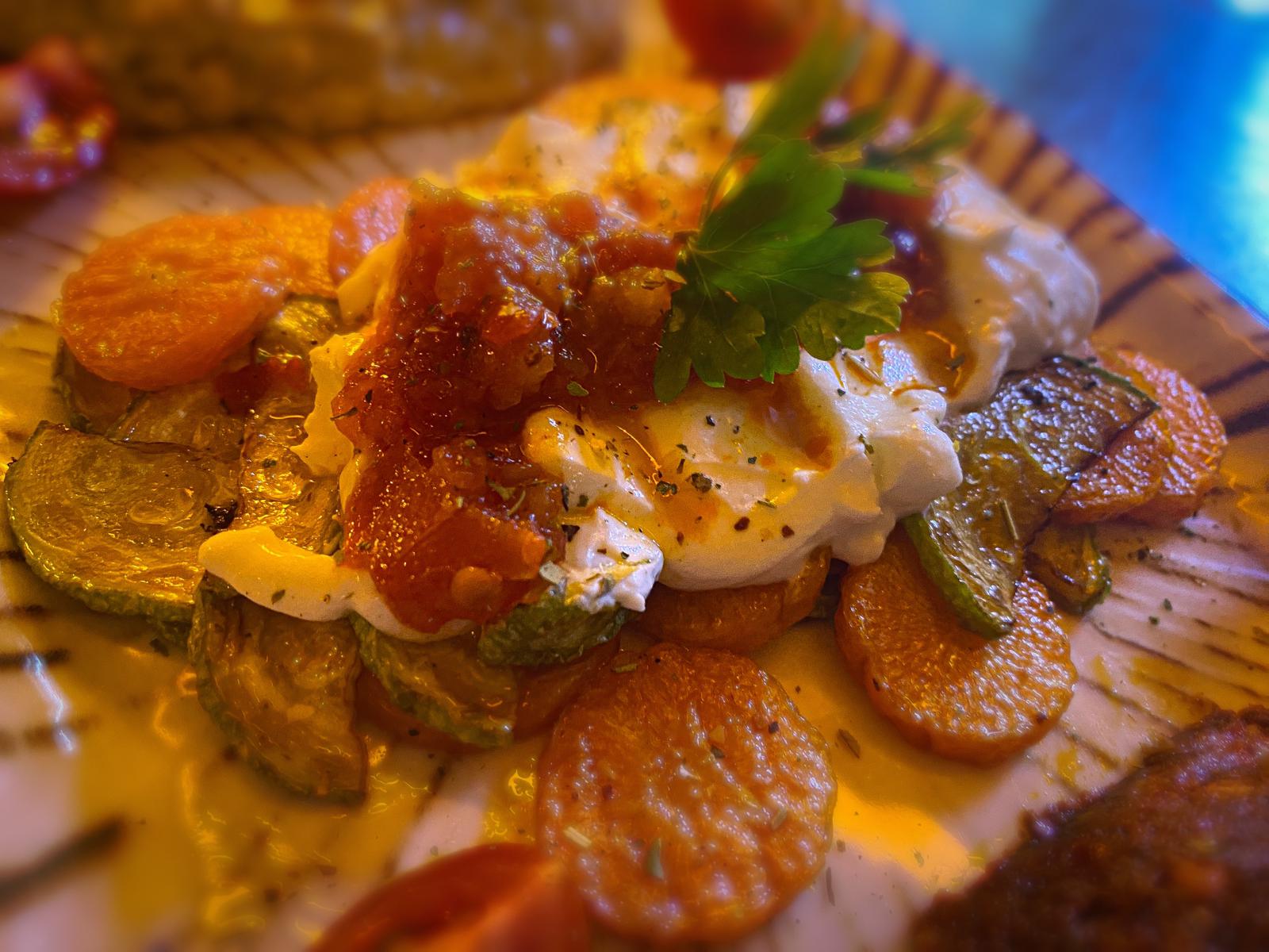VJ AP 10 Zucchini Carrot Shakshuka - With Yoghurt