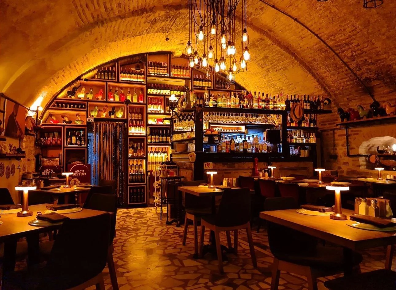 Arch Bistro arched restaurant setting atmosphere